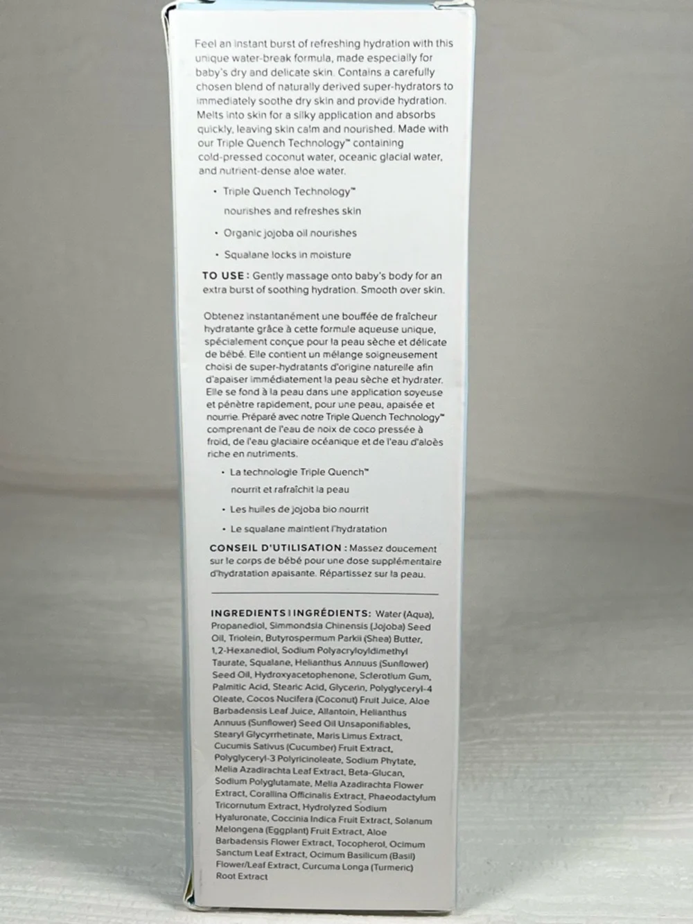Evereden Tri-Water Fragrance Free Baby Lotion